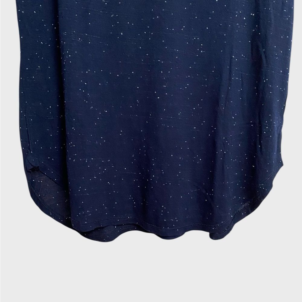 Anthropologie Pure + Good Oversized V-Neck Shirt Women's M Short Sleeve Comfy - Picture 7 of 13